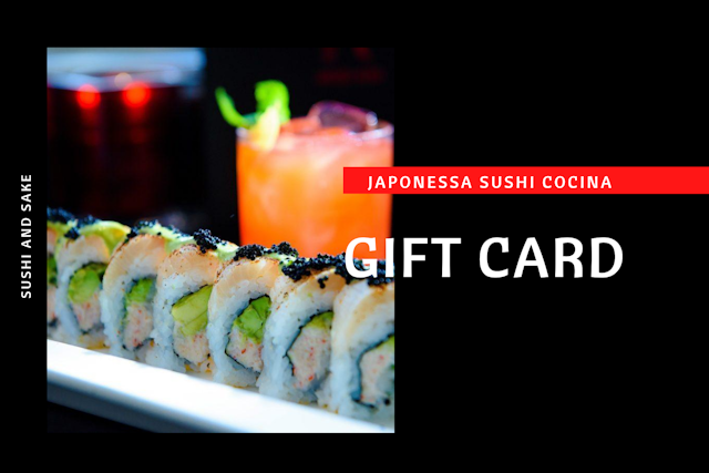 Picture of Japonessa Sushi gift card for purchase online or in store